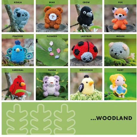 Mini Amigurumi Woodland Book by Julia Chiang