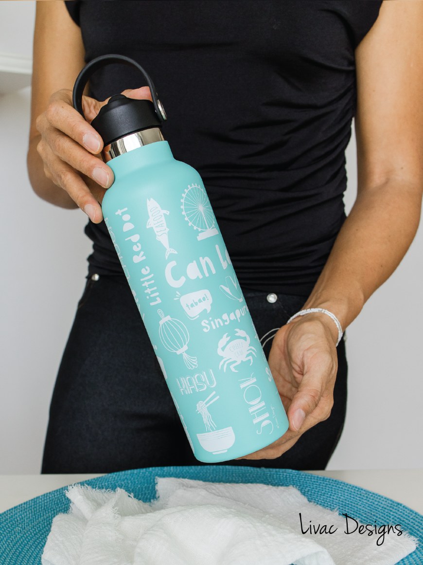 **NEW** Livac Designs Thermo Flask - Singapore Can Lah! Collection