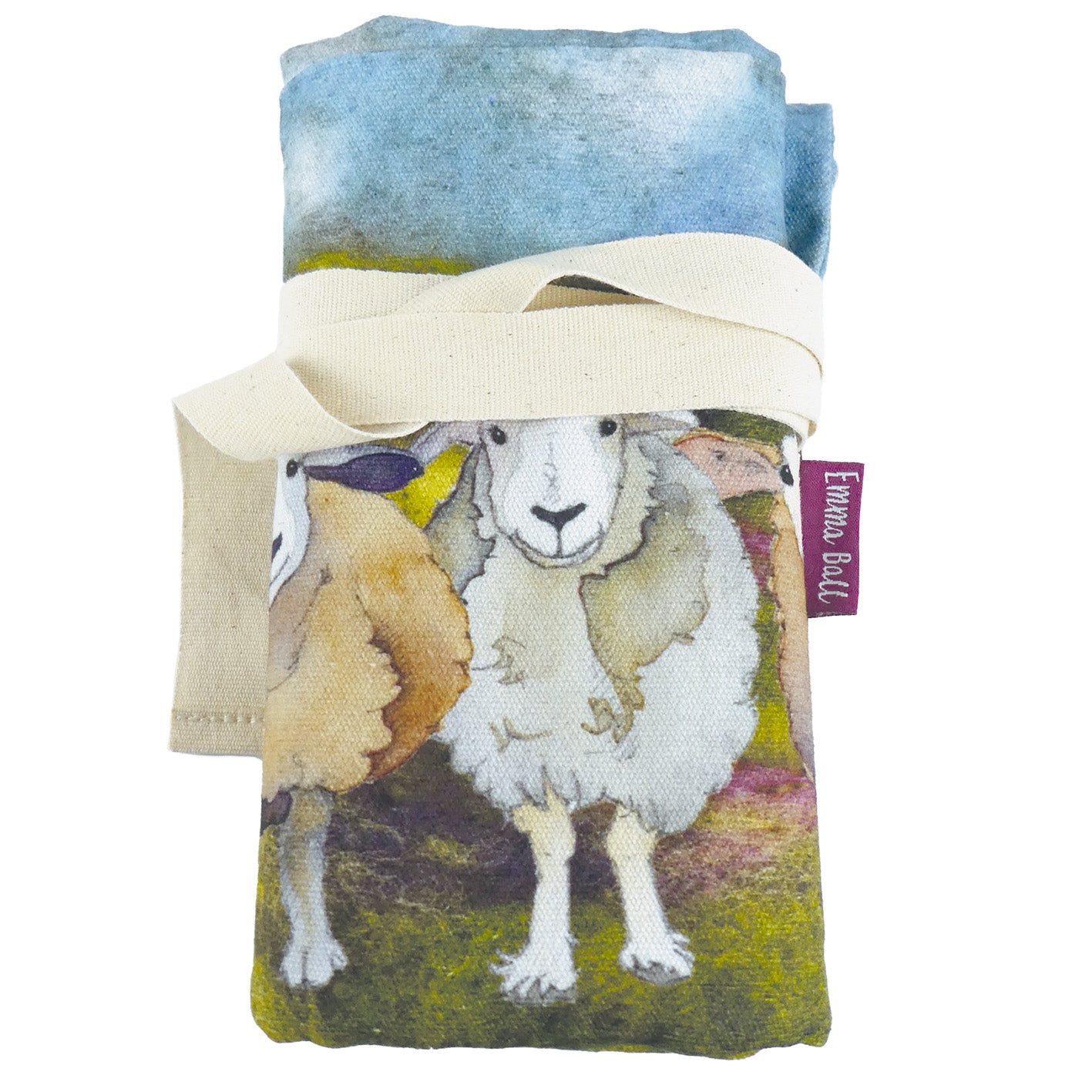 **NEW** Emma Ball Felted Sheep Knitting Needles Wrap