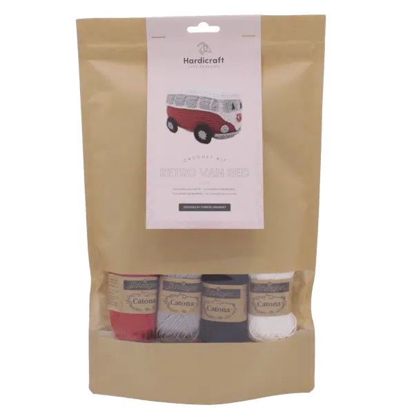 Hardicraft Crochet Kits -  RETRO VAN RED