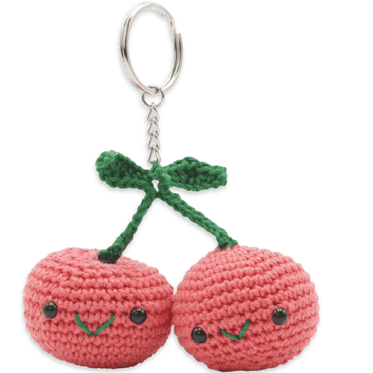Hardicraft Crochet Kits - BAG HANGER CHERRIES