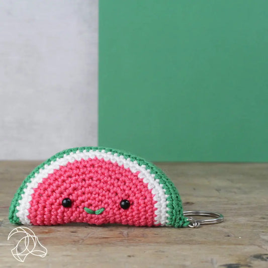 Hardicraft Crochet Kits - BAG HANGER MELON