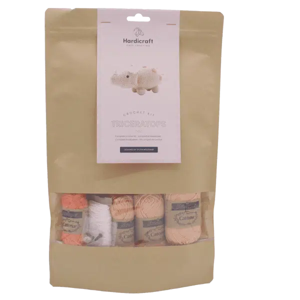 Hardicraft Crochet Kits - TRICERATOPS