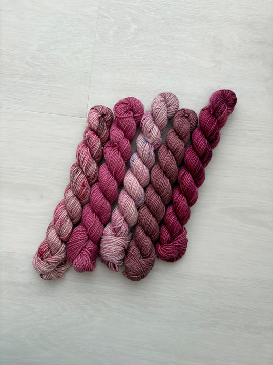 Nirani Luxe Yarns Hand Dyed Mini Set - Timeless Love