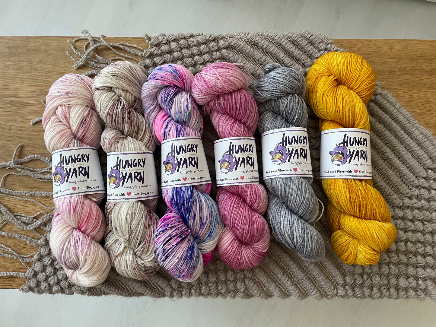 Hungry for Yarn (Singapore Hand-Dyed Yarn) - Super Soft Merino