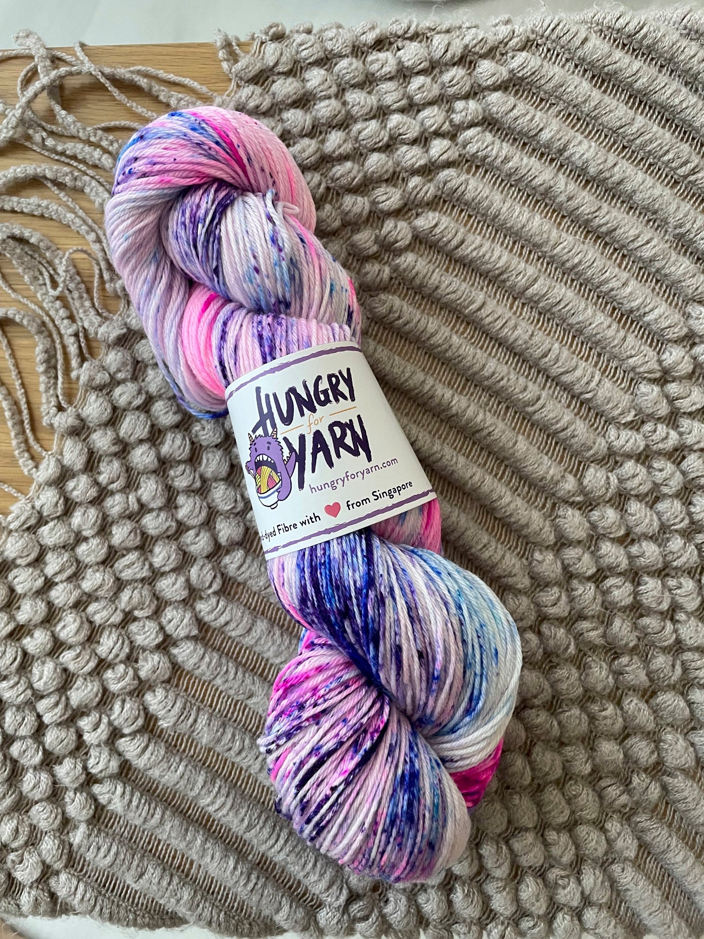 Hungry for Yarn (Singapore Hand-Dyed Yarn) - Super Soft Merino