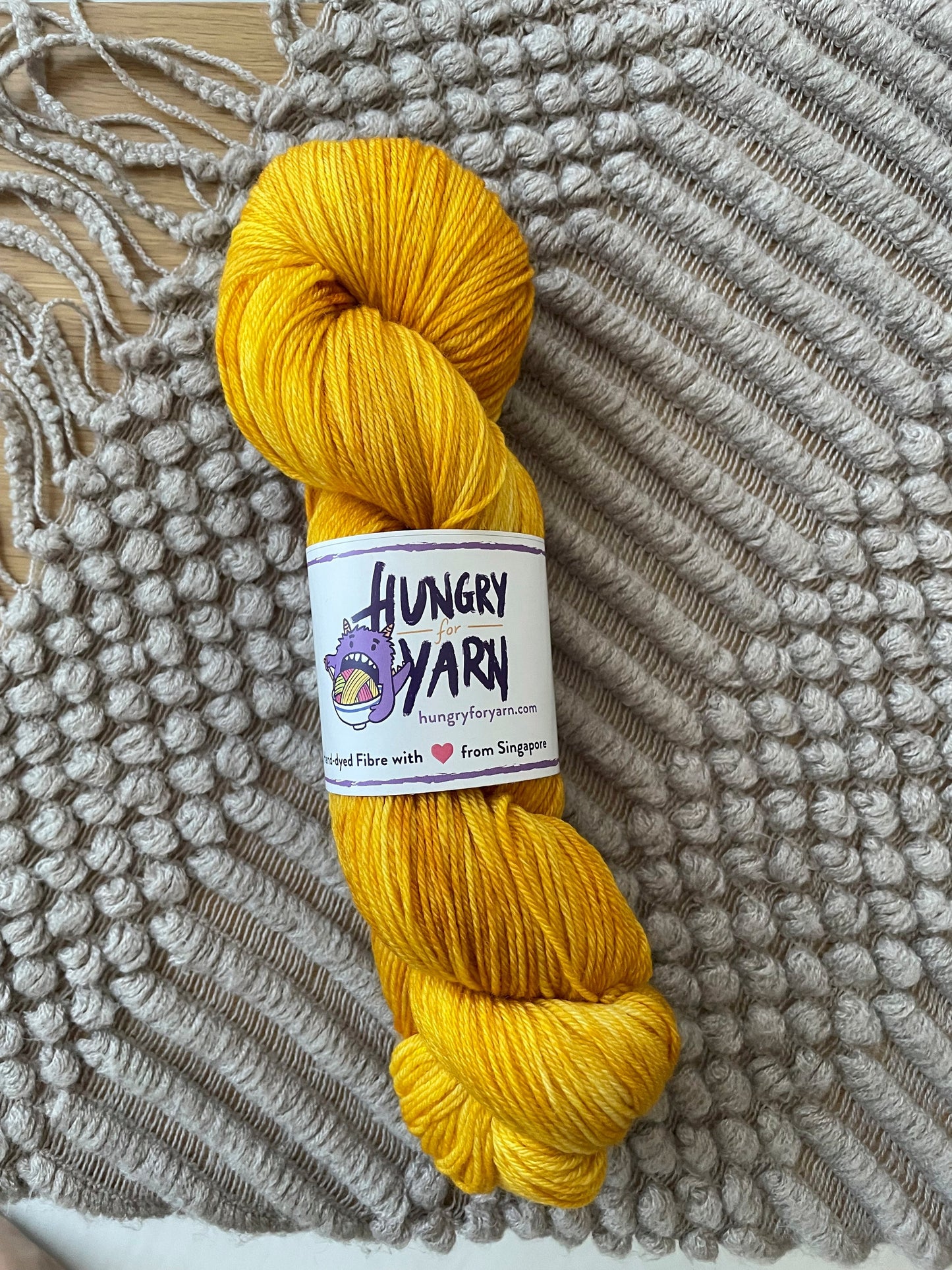 Hungry for Yarn (Singapore Hand-Dyed Yarn) - Super Soft Merino