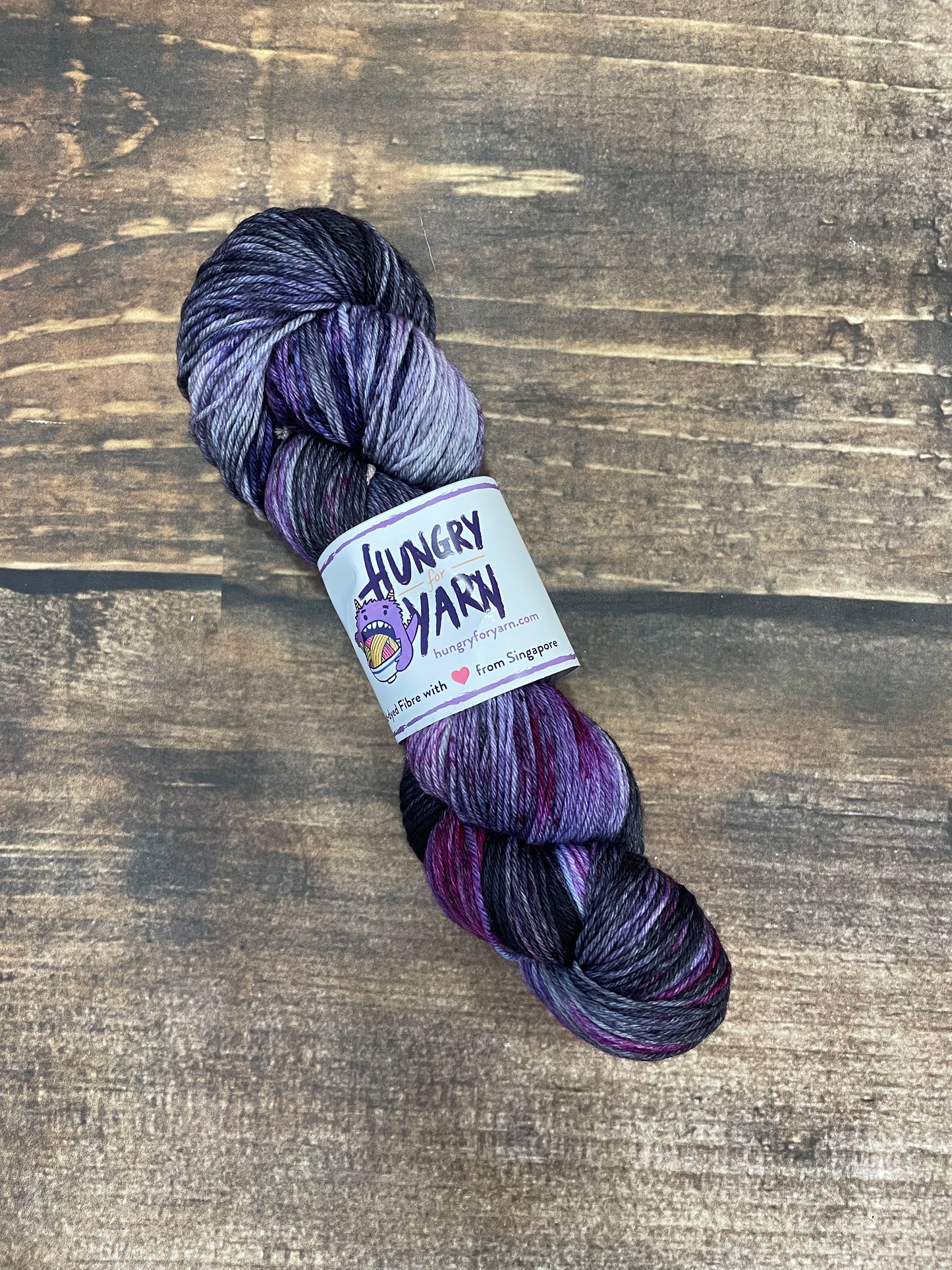 Hungry for Yarn (Singapore Hand-Dyed Yarn) - Super Soft Merino