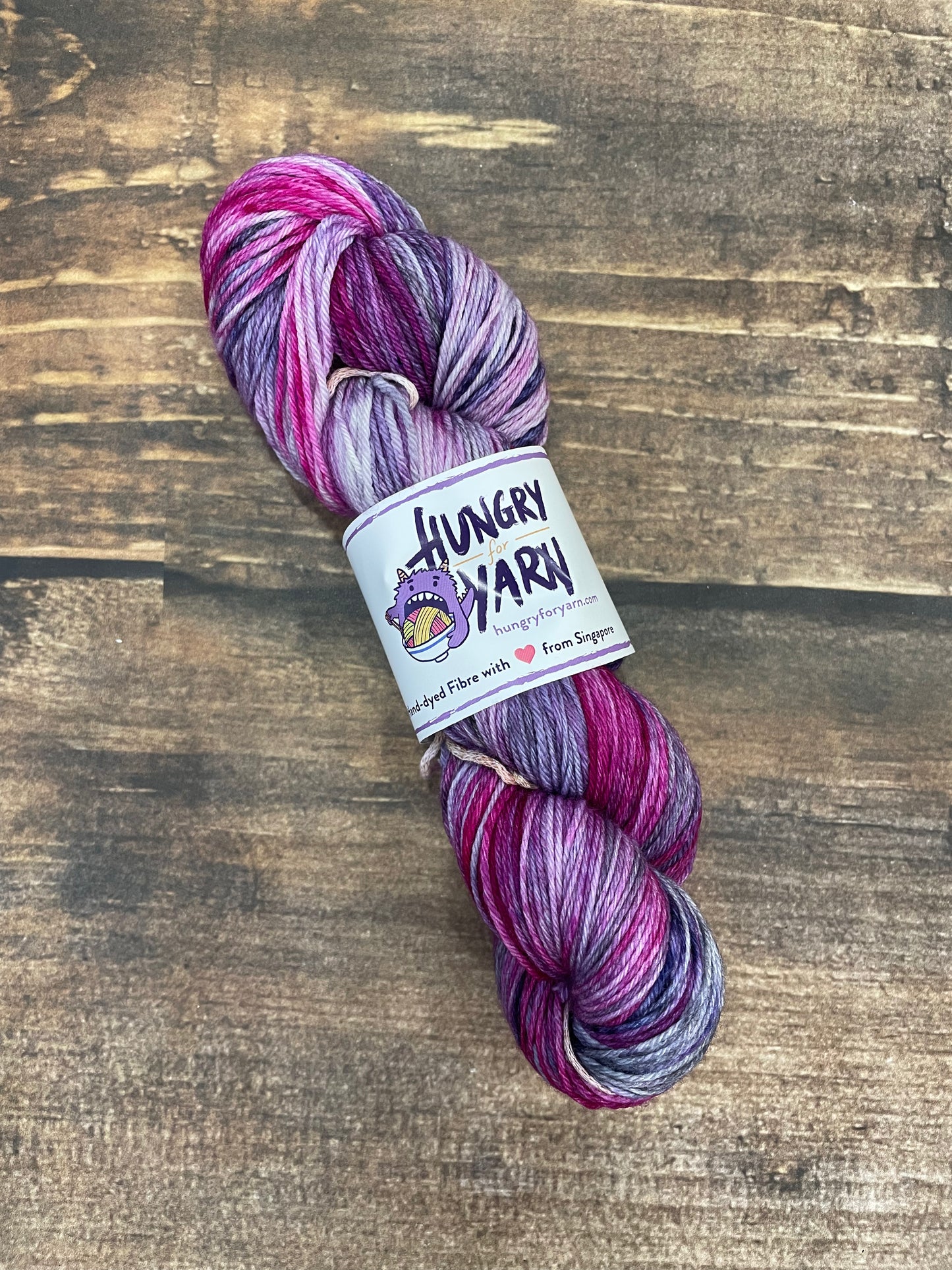 Hungry for Yarn (Singapore Hand-Dyed Yarn) - Super Soft Merino