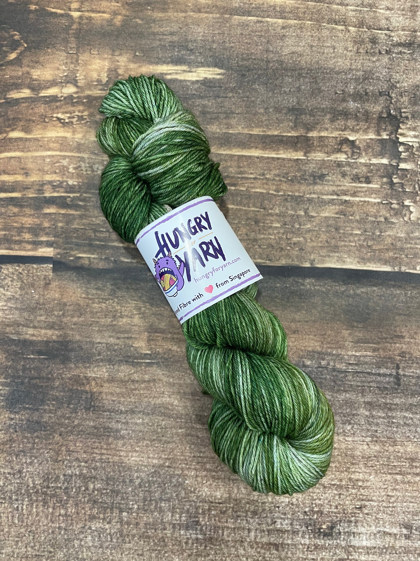 Hungry for Yarn (Singapore Hand-Dyed Yarn) - Super Soft Merino
