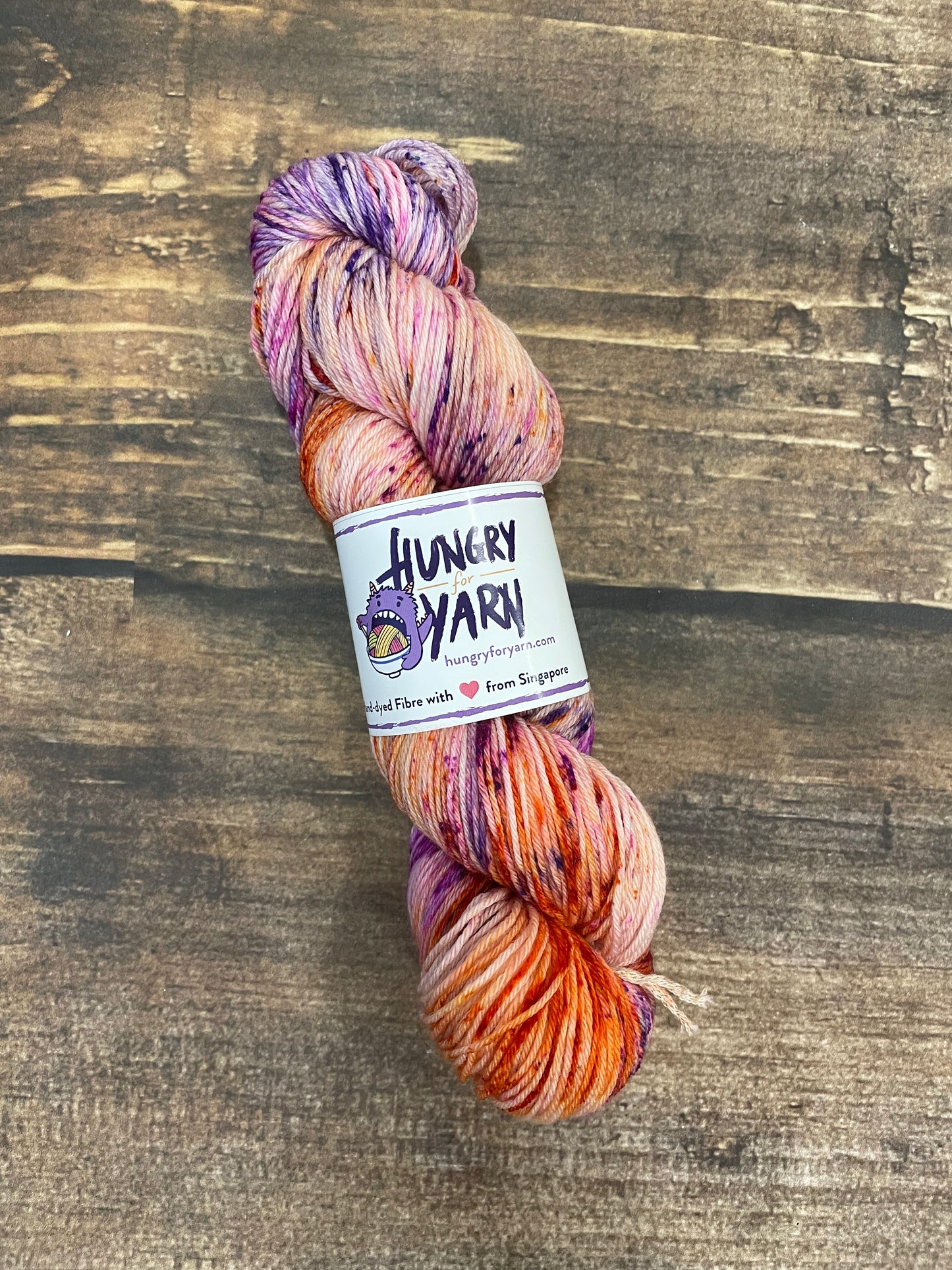 Hungry for Yarn (Singapore Hand-Dyed Yarn) - Super Soft Merino