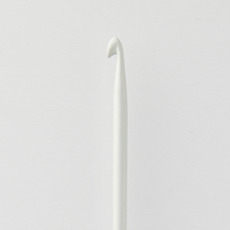 Knitpro Grey Aluminium Tricot/Afghan Traditional Crochet Hook (with black head - 30cm)