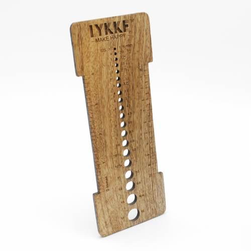 Lykke Wood Needle Sizer and Gauge Tool