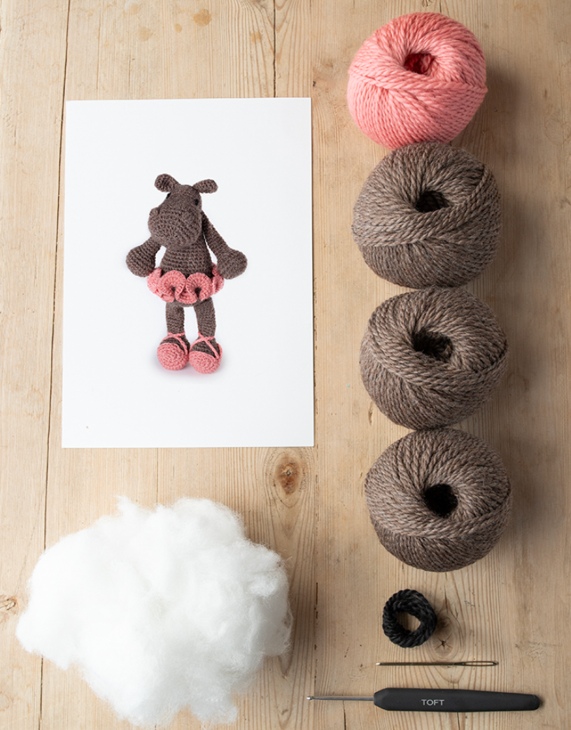 TOFT Georgina the Ballerina Hippo Crochet Kit