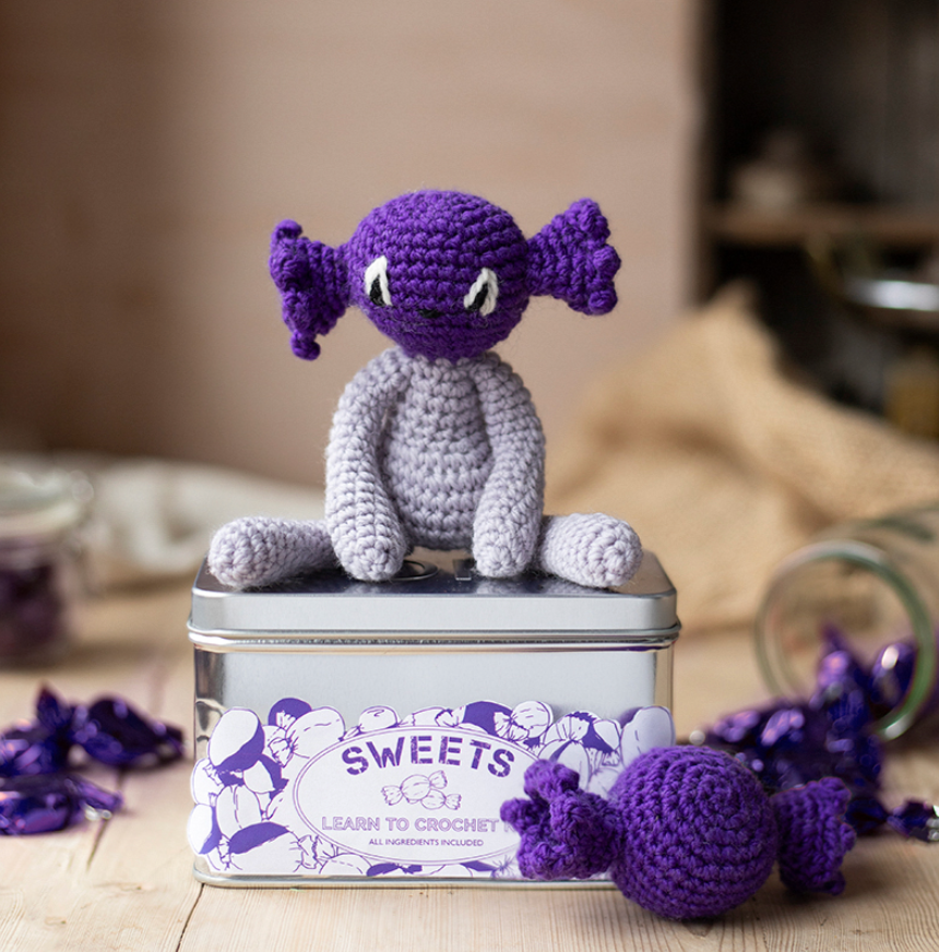 TOFT Sweets in a tin (Learn to Crochet Kit)