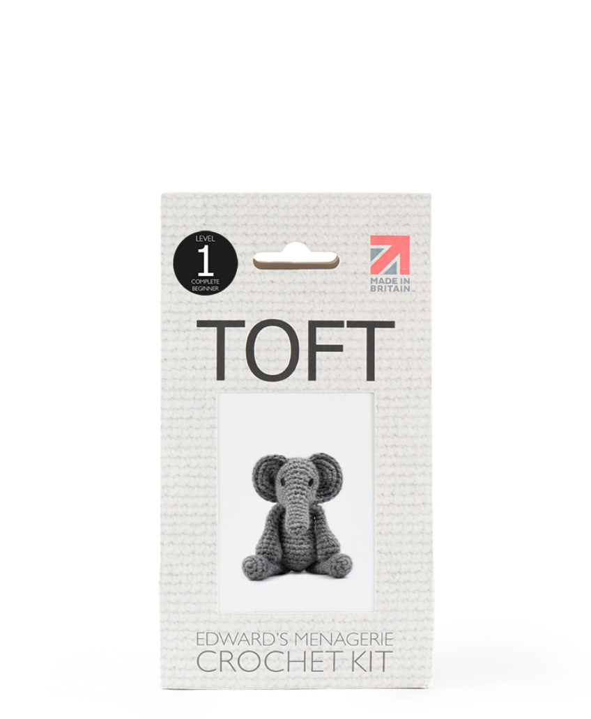 TOFT Mini Bridget the Elephant Crochet Kit