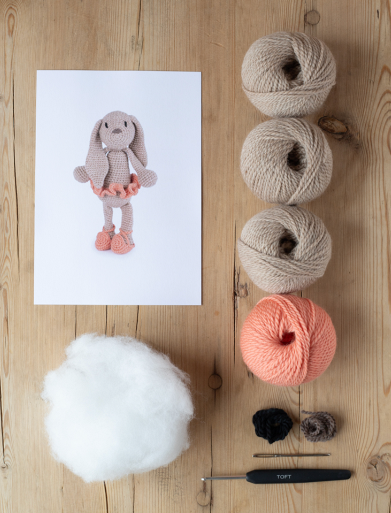 TOFT Emma the Ballerina Bunny Crochet Kit