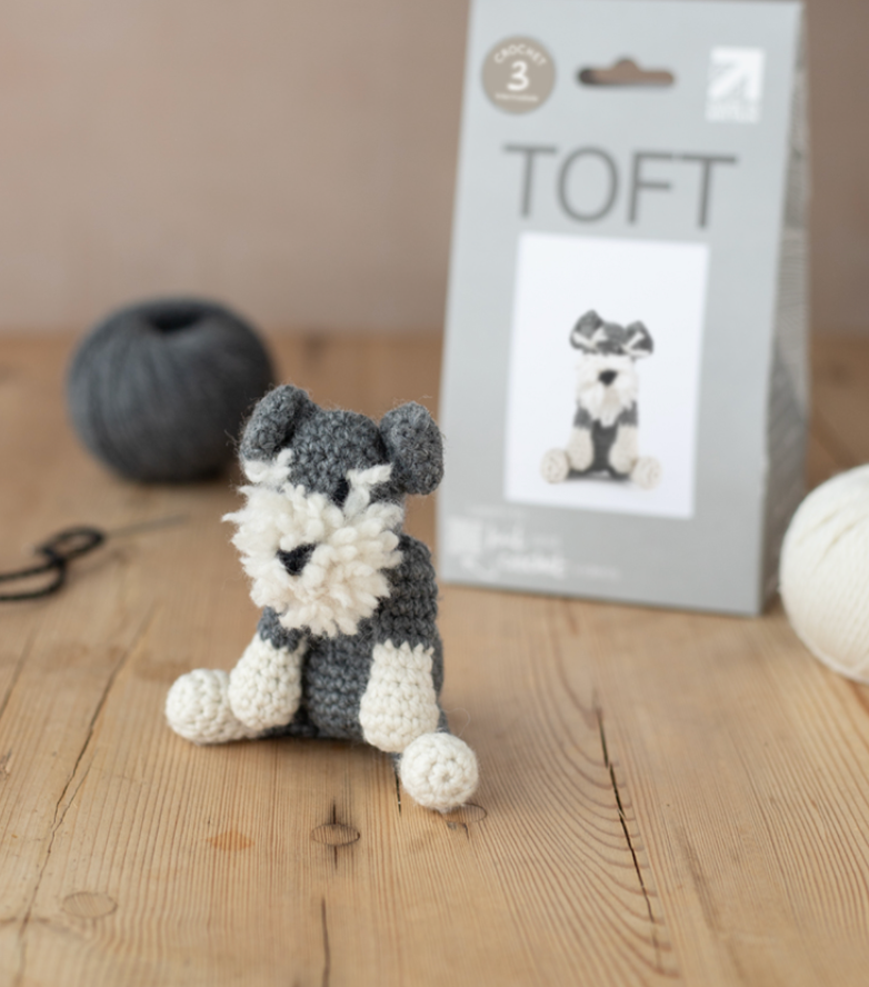 TOFT Romeo the Schnauzer Crochet Kit - 2 sizes