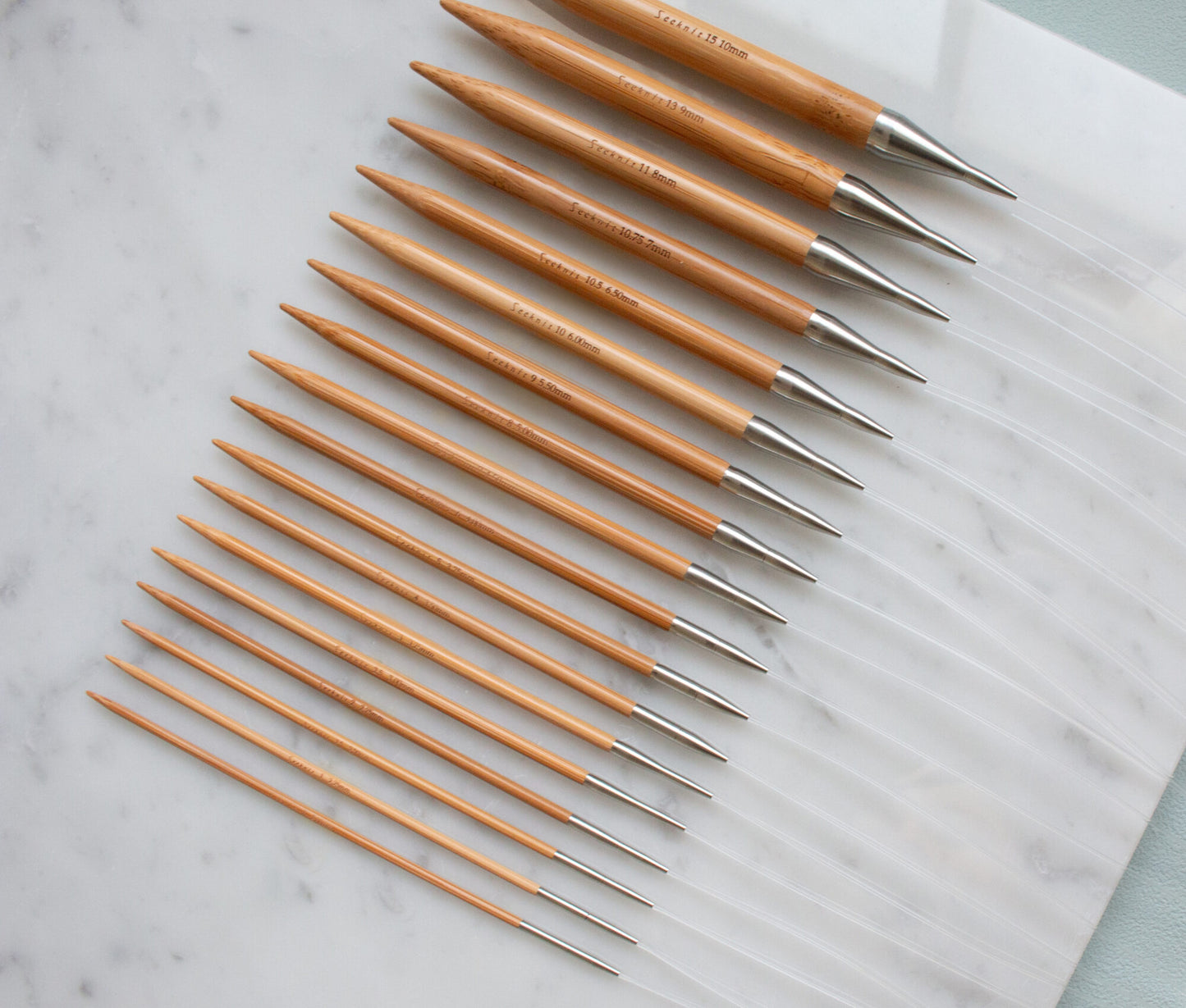 Seeknit CURVE Koshitsu Interchangeable Circular Needle Pair Tips