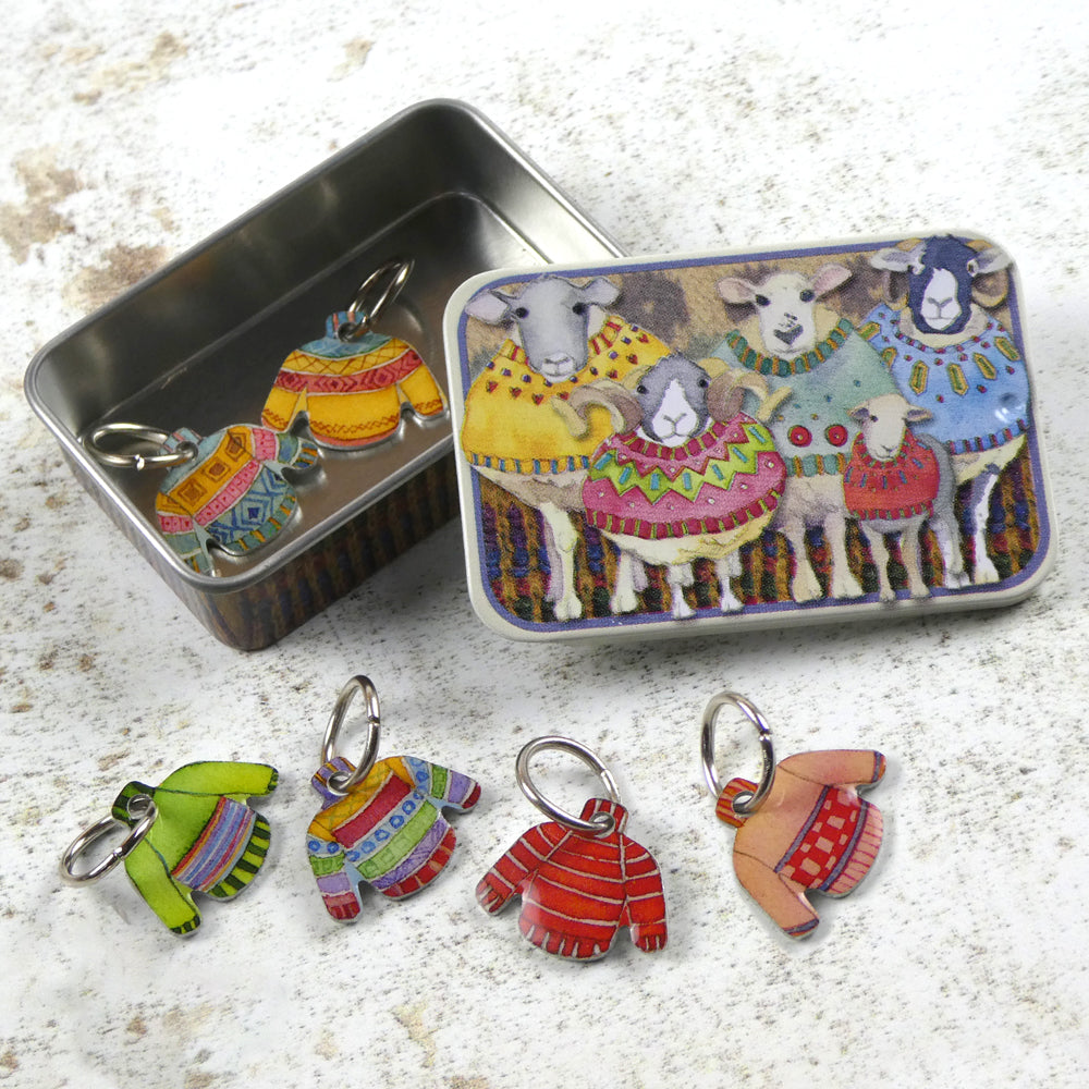 **NEW** Emma Ball Jumper Stitch Markers in a Pocket Tin