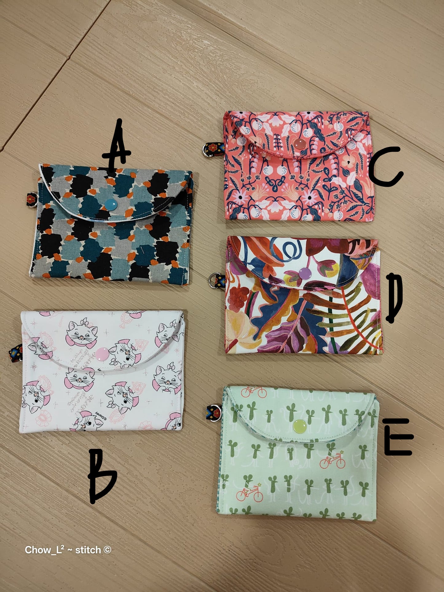 **NEW** Hand Sewn Handy Pouch (Large) by Chow L²