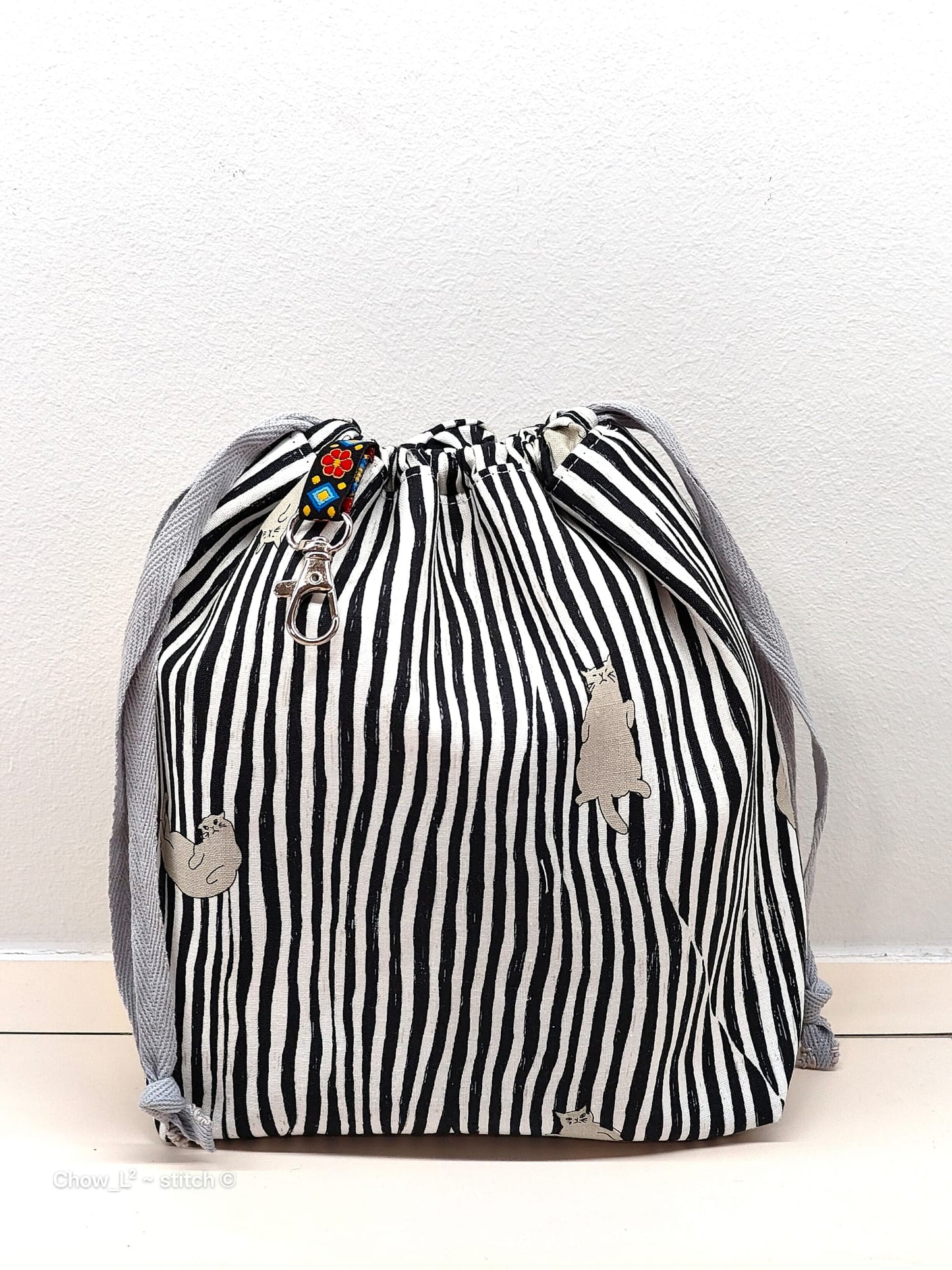 **NEW** Hand Sewn Drawstring Bag (Small) by Chow L²