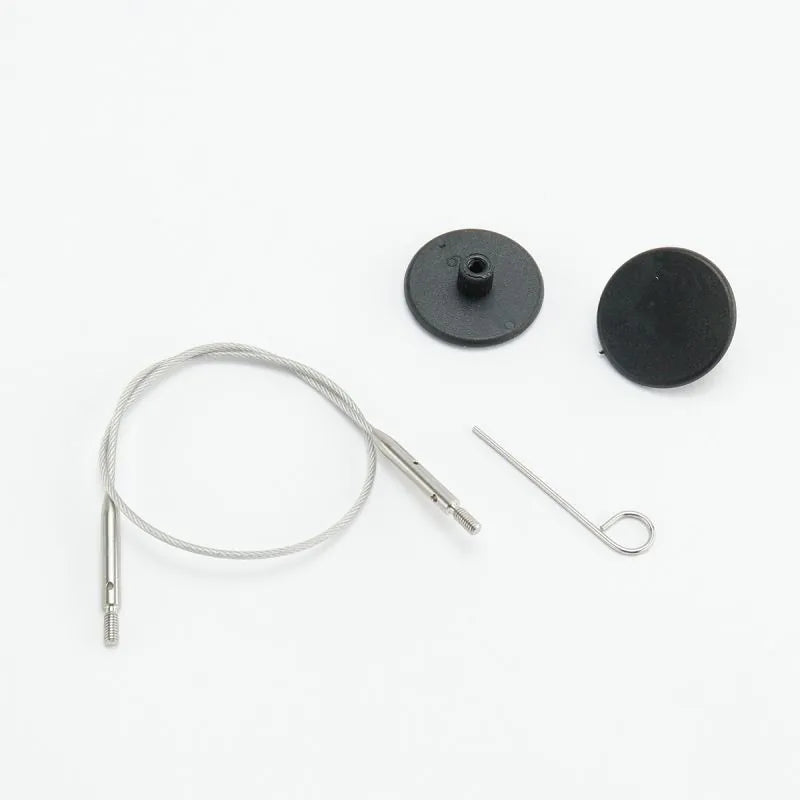Knitpro GlideX Stainless Steel Fixed Cables