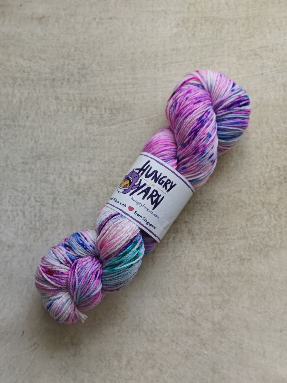 Hungry for Yarn (Singapore Hand-Dyed Yarn) - Super Soft Merino