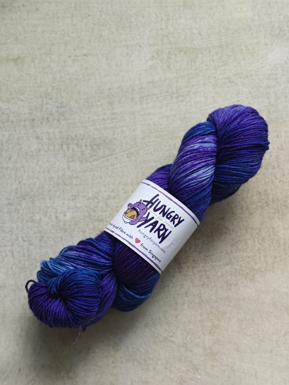 Hungry for Yarn (Singapore Hand-Dyed Yarn) - Super Soft Merino