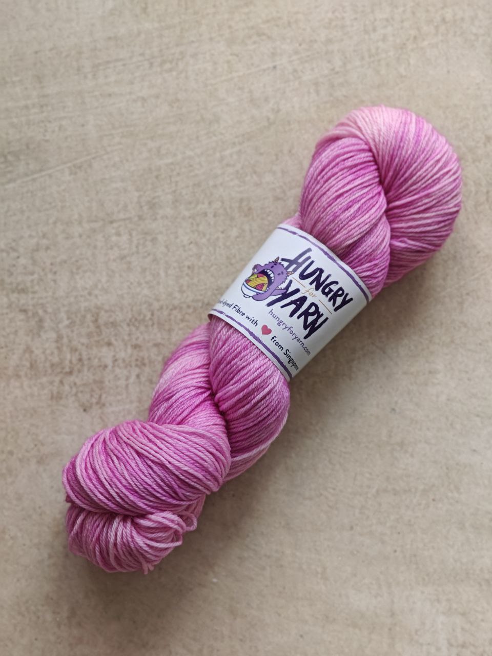 Hungry for Yarn (Singapore Hand-Dyed Yarn) - Super Soft Merino