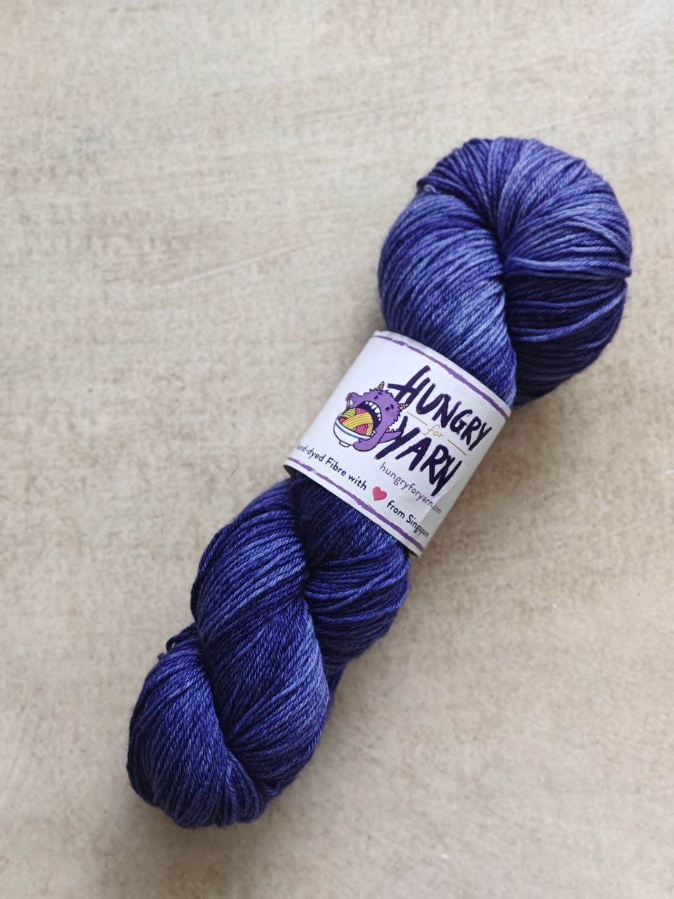 Hungry for Yarn (Singapore Hand-Dyed Yarn) - Super Soft Merino