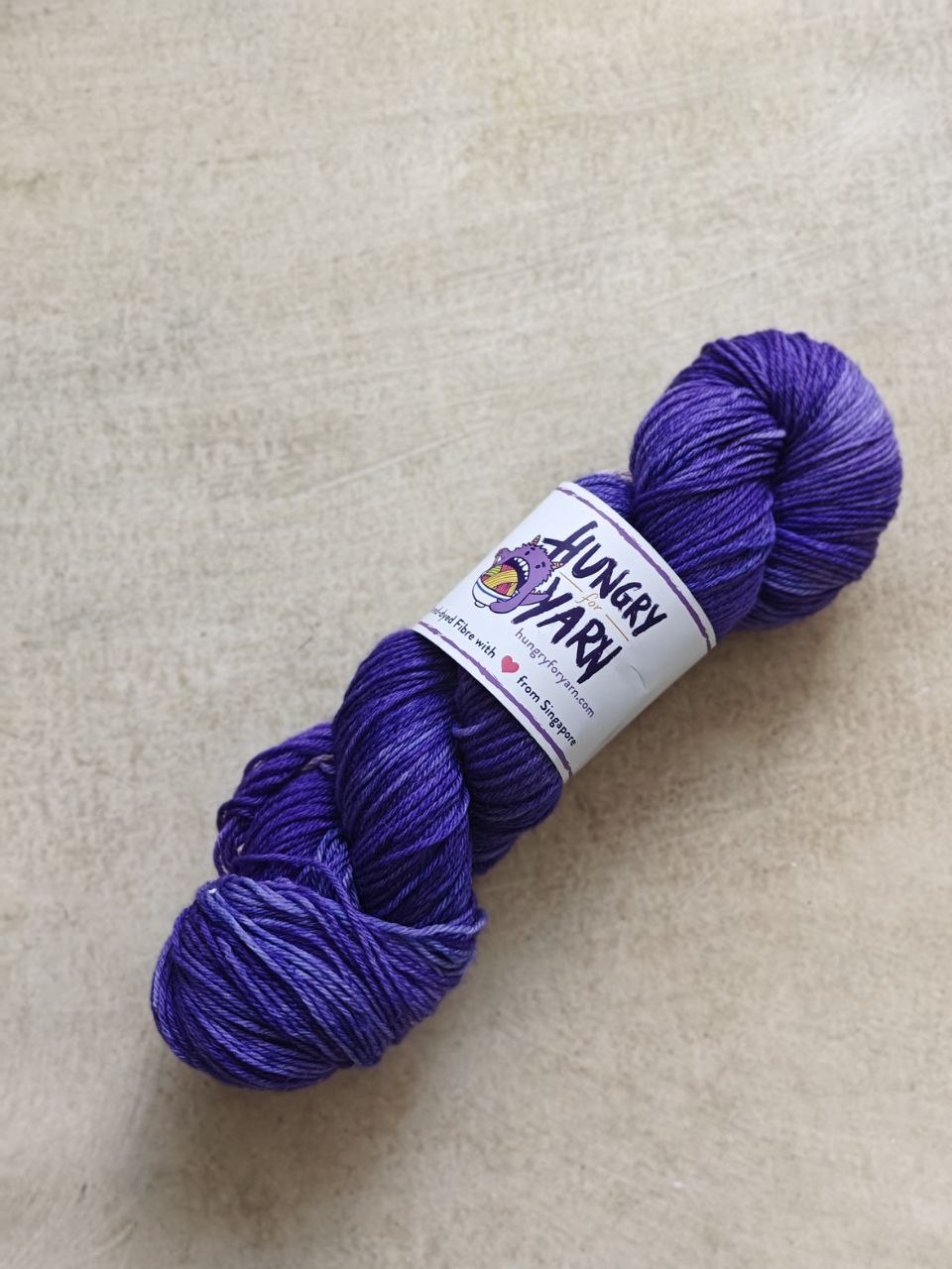 Hungry for Yarn (Singapore Hand-Dyed Yarn) - Super Soft Merino