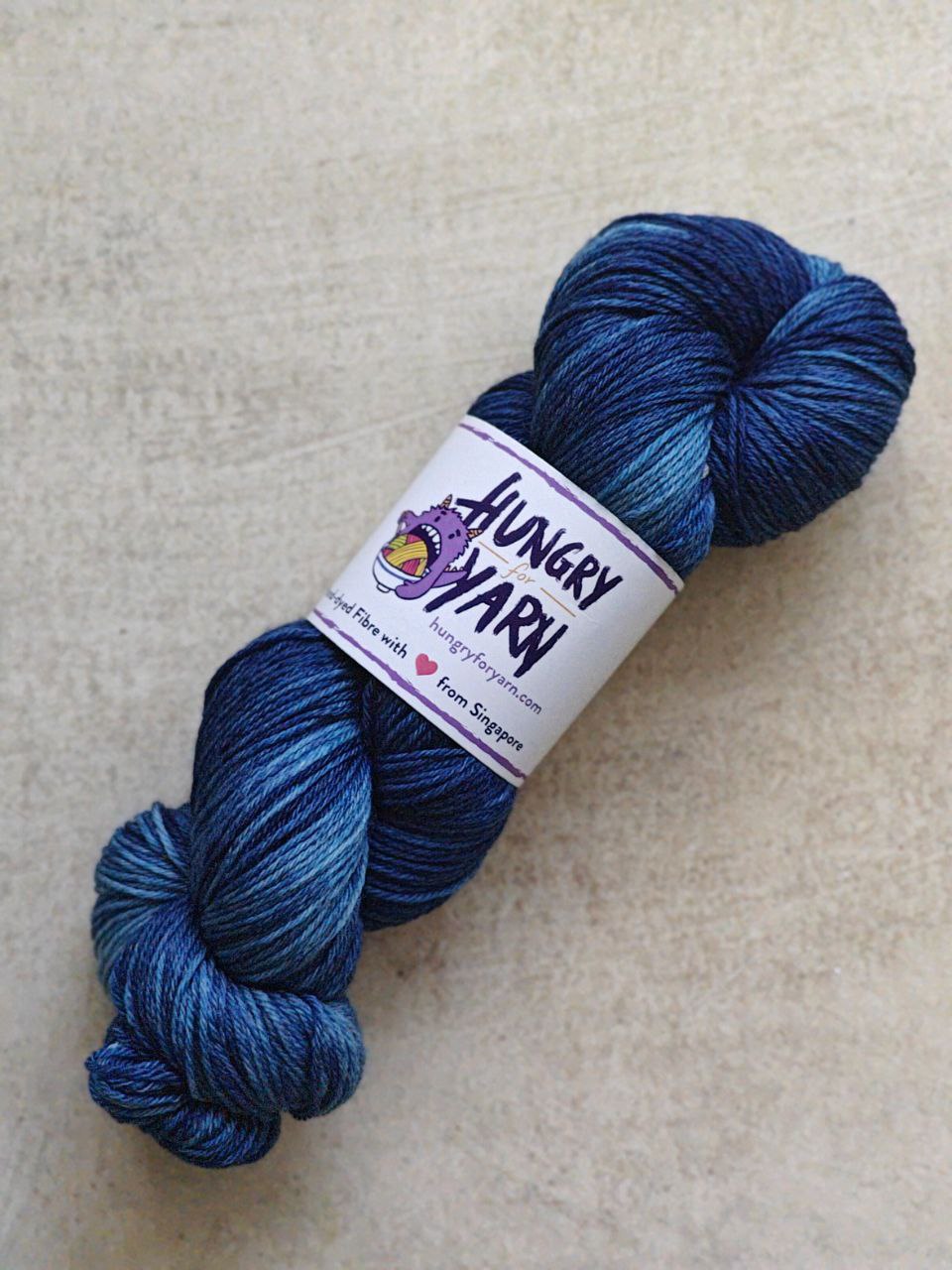 Hungry for Yarn (Singapore Hand-Dyed Yarn) - Super Soft Merino