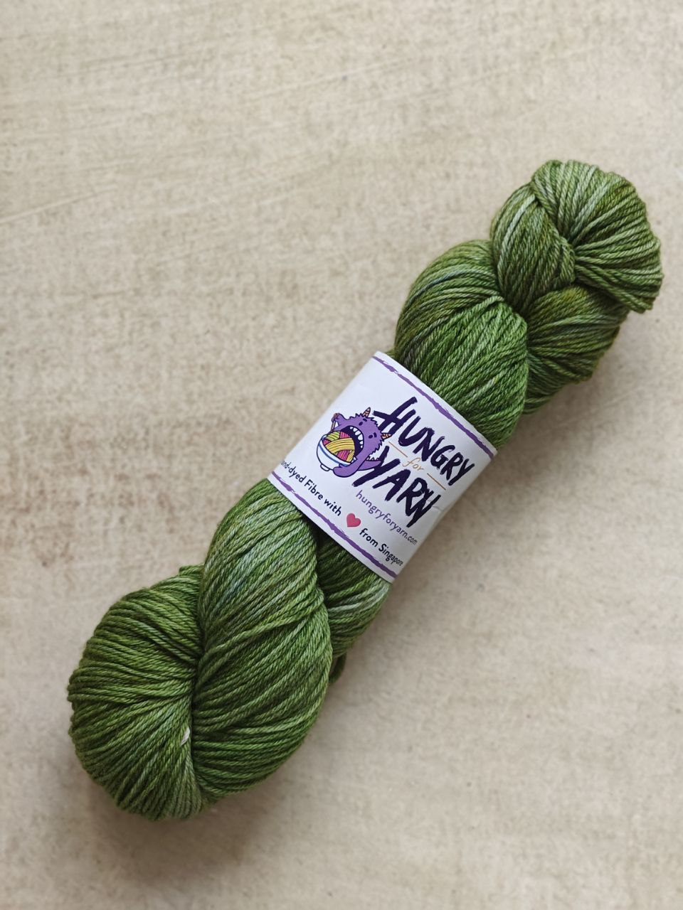Hungry for Yarn (Singapore Hand-Dyed Yarn) - Super Soft Merino