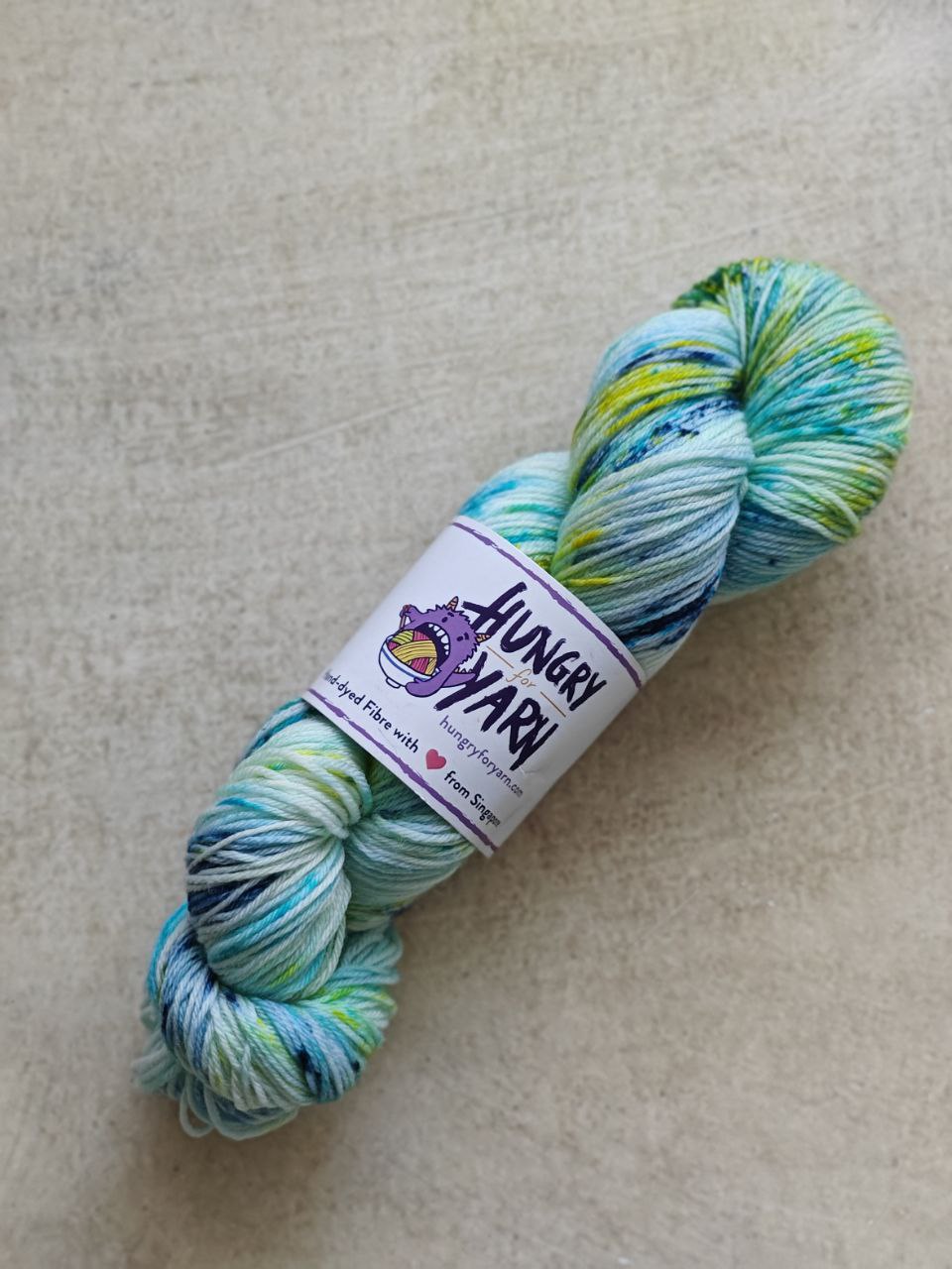 Hungry for Yarn (Singapore Hand-Dyed Yarn) - Super Soft Merino