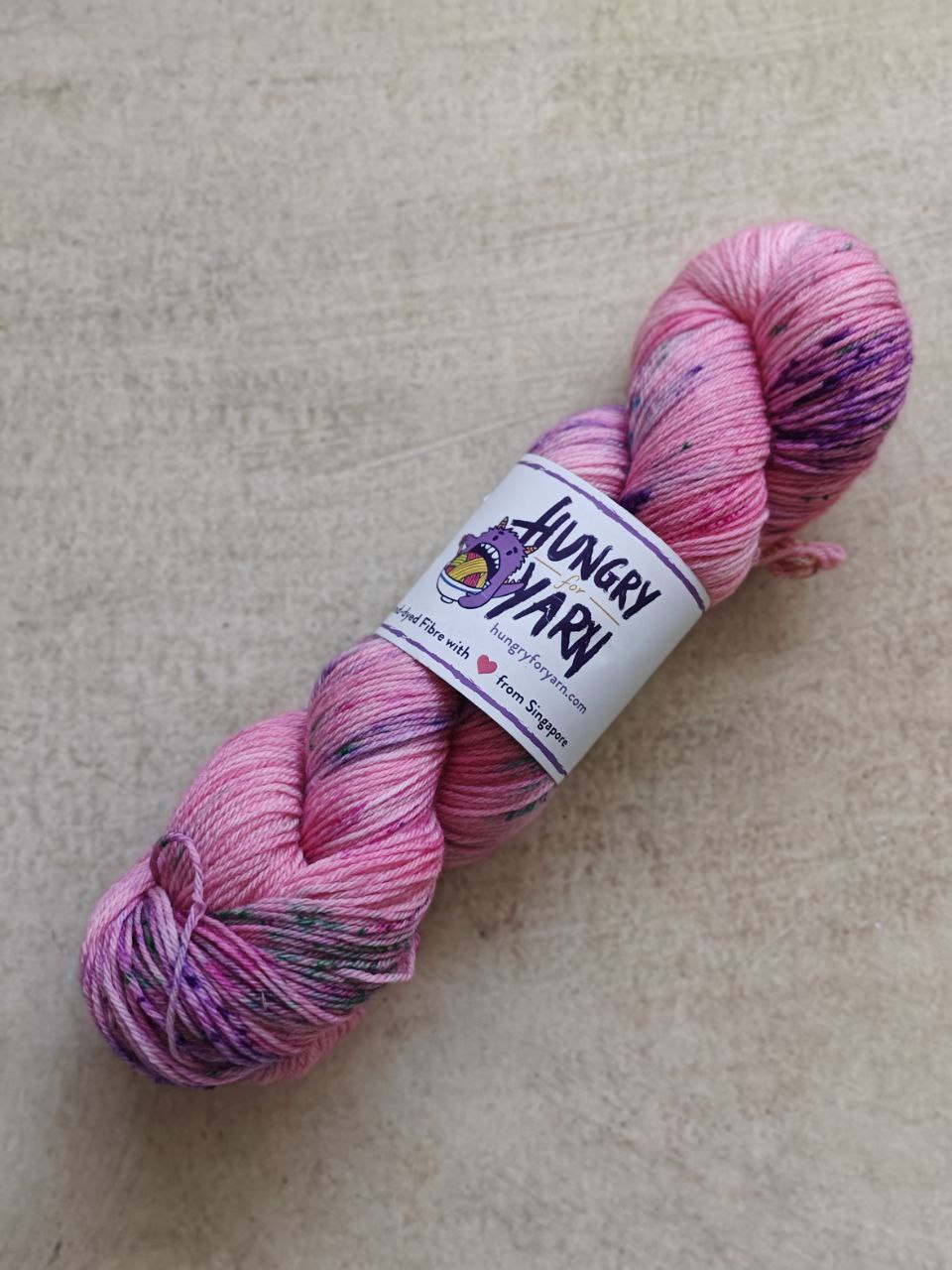 Hungry for Yarn (Singapore Hand-Dyed Yarn) - Super Soft Merino