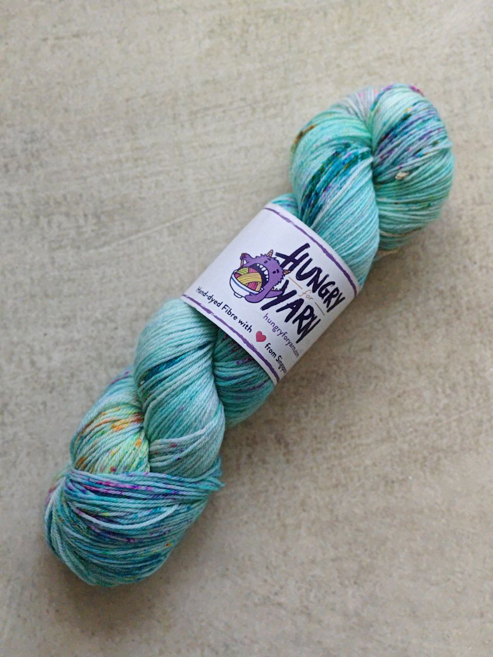 Hungry for Yarn (Singapore Hand-Dyed Yarn) - Super Soft Merino