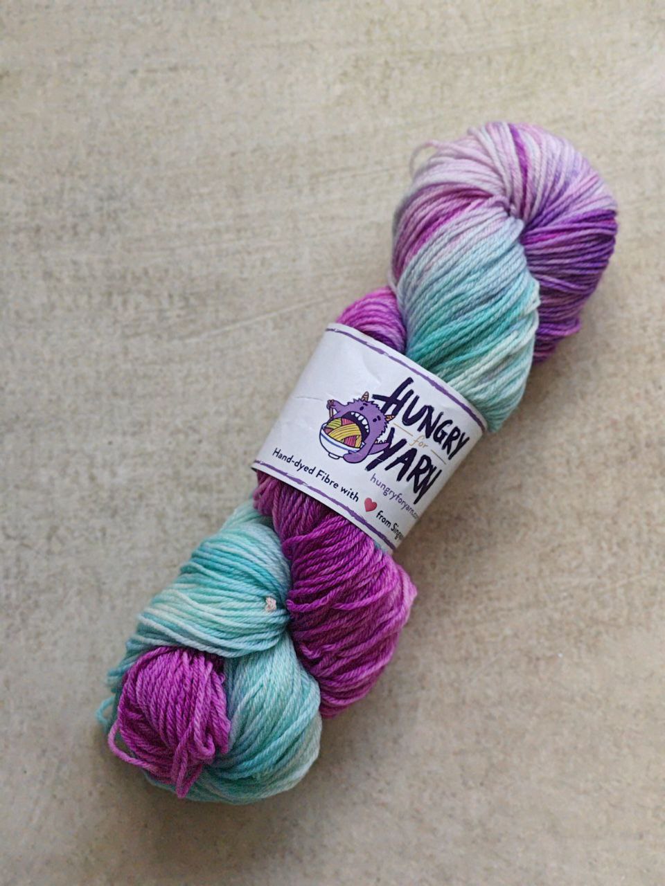 Hungry for Yarn (Singapore Hand-Dyed Yarn) - Super Soft Merino