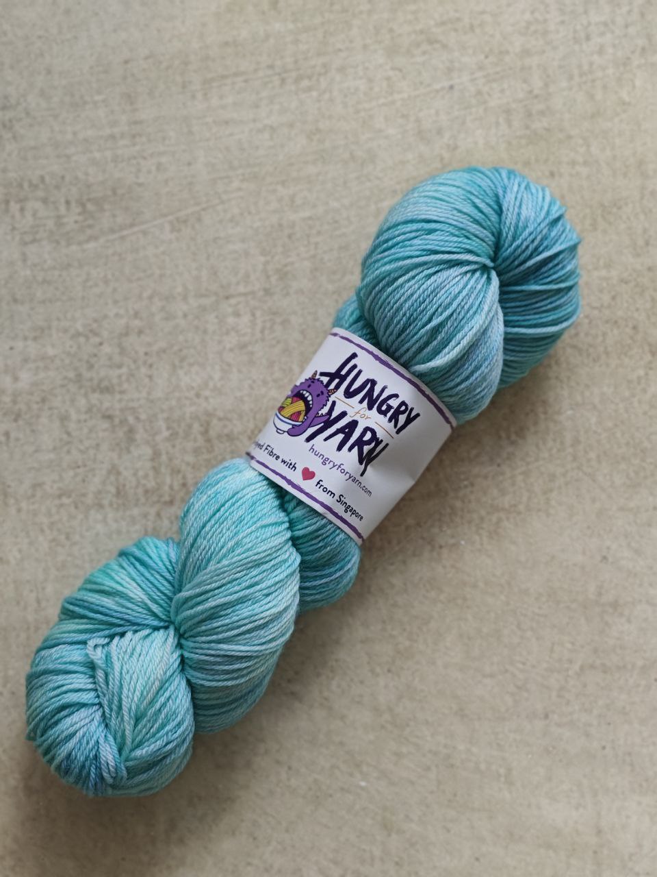 Hungry for Yarn (Singapore Hand-Dyed Yarn) - Super Soft Merino