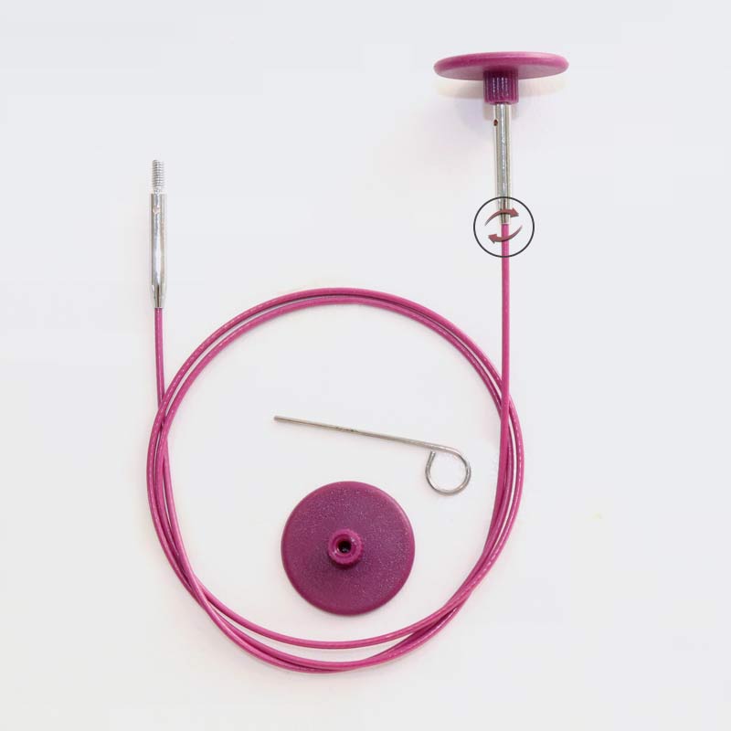 Knitpro Nylon Coated Stainless Steel Cables