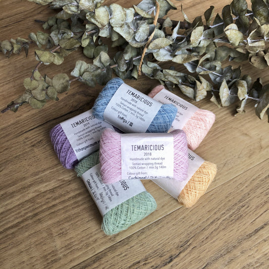 Temaricious Natural Dyed Cotton Fine Threads