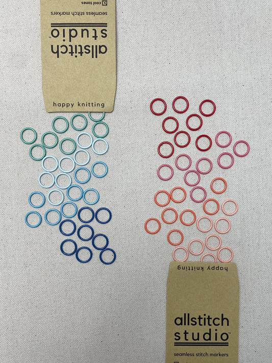 Allstitch Stitch Markers - 9mm Rings (Set of 32)