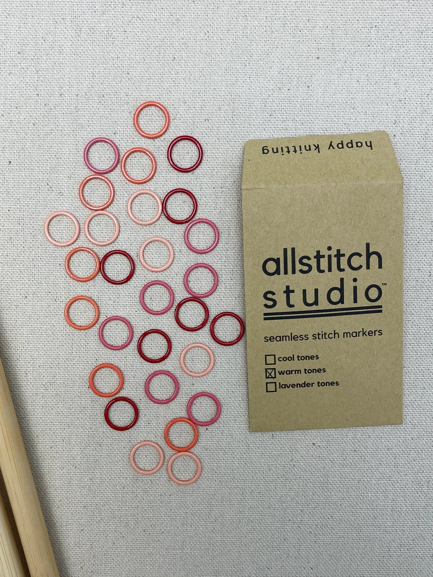 Allstitch Stitch Markers - 9mm Rings (Set of 32)
