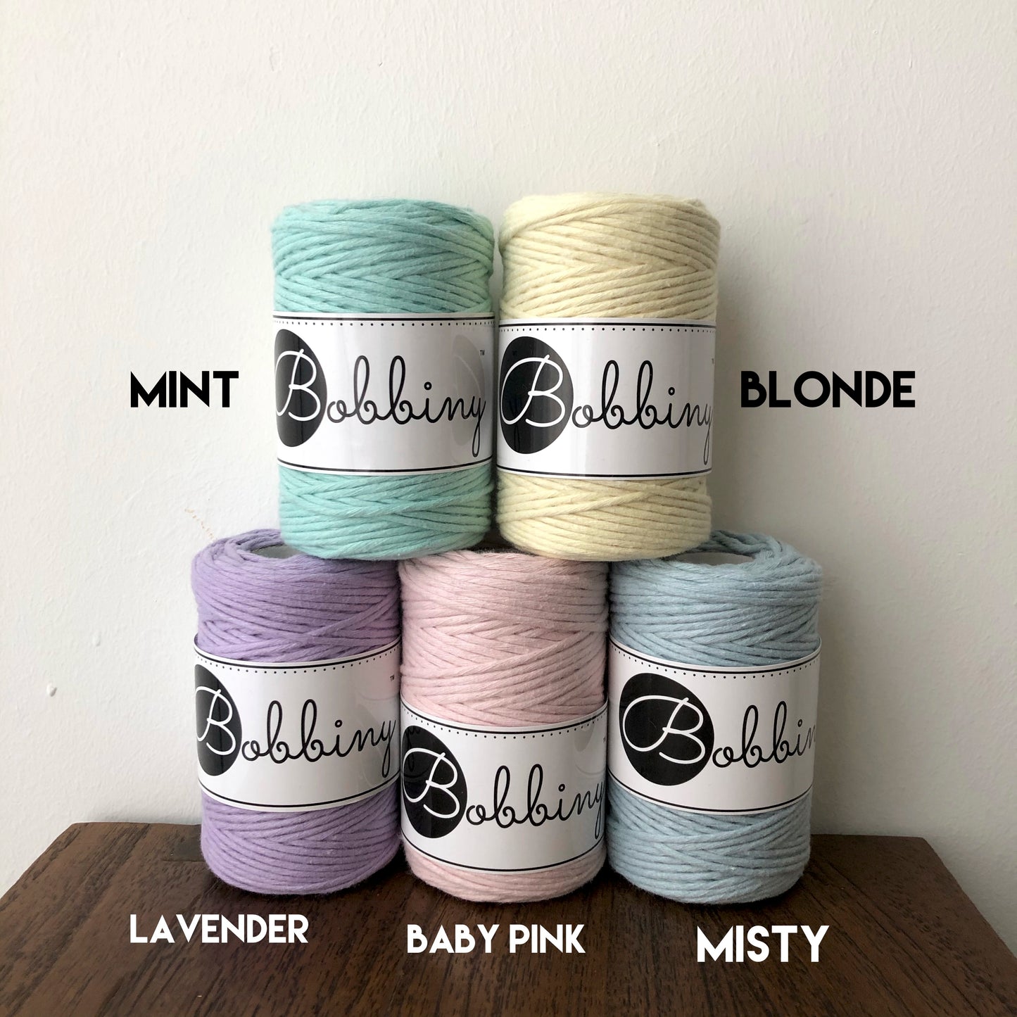 Bobbiny Cotton Macrame Cords (1.5mm)