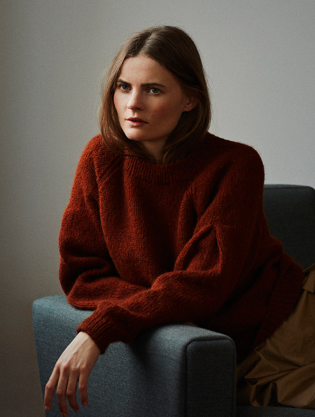 Isager Knit Patterns - Vienna Sweater by Helga Isager