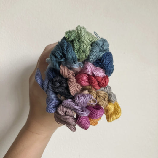 Temaricious Natural Dyed Cotton Embroidery Threads