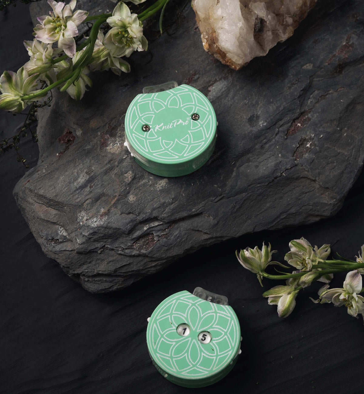 Knitpro Teal Row Counter