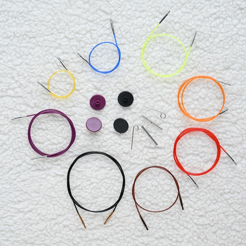 Knitpro Nylon Coated Stainless Steel Cables