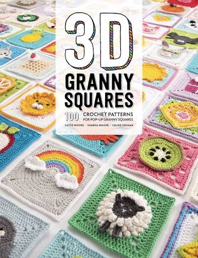 **NEW** 3D Granny Squares Cards by Sharna Moore