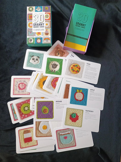 **NEW** 3D Granny Squares Cards by Sharna Moore
